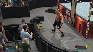 WWE Brock Lesnar vs Bobby Lashley [upl. by Enelehcim39]