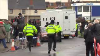 Mark Bridger appears at Aberystwyth Magistrates court charged with the murder of April Jones [upl. by Lambrecht]