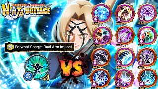 NxB NV Test New LB Tsunade GNW quotForward Charge DualArm Impactquot VS EX Ultimate Jutsu [upl. by Casilde]