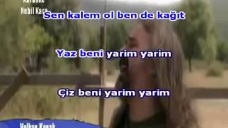 volkan konak yariim yarim karaoke version [upl. by Oznola]