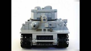 Lego Tiger 1 Tank [upl. by Dewitt13]