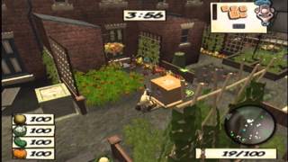 Wallace and Gromit Curse of the Were Rabbit  Part 4  CLEANING TOWN HALL No Commentary [upl. by Luna292]