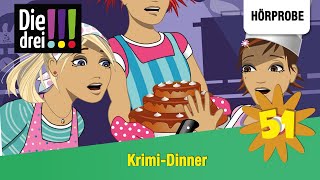 Die drei   Folge 51 KrimiDinner  Hörprobe zum Hörspiel [upl. by Dnaltruoc65]