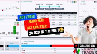 👉NEW RECORD 24 USD IN 1 MINUTE WITH THIS AMAZING BOT 😱  BOT FREE ON NEURONAL TRADER 🤩 [upl. by Pevzner]