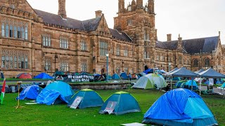 ‘Ridiculous’ Sydney Uni ViceChancellor slammed over ‘rewarding’ proPalestine protestors [upl. by Colier527]