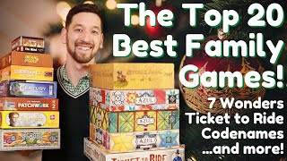 My Top 20 Favorite Board Games for the Family Your GiftGiving Guide for the Holidays [upl. by Suollecram]