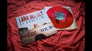 Lana Del Rey  Honeymoon Limited Red Vinyl Unboxing [upl. by Enahpad]