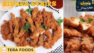 How To Make Chicken Zinger Strips KFC Style  Zinger Chicken Recipe [upl. by Aiciled]