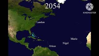 Hypothetical 2054 Atlantic hurricane season [upl. by Conni]