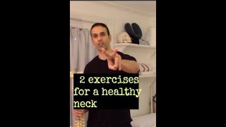 NECK Pain relief 2 EXERCISES [upl. by Arley]