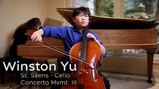 St Saens Cello Concerto III Winston Yu [upl. by Inaffets]