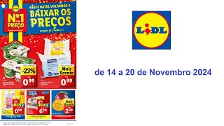 Folheto Lidl PT de 14 a 20 de Novembro 2024 [upl. by Laram]