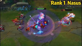 Rank 1 Nasus How to Carry with Nasus in KR HIGH ELO [upl. by Laundes]