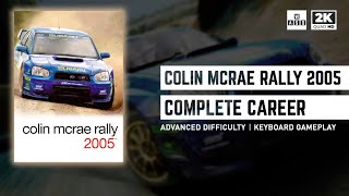 Colin McRae Rally 2005  Career 2WD Gold Series  Advanced Difficulty  1440p [upl. by Yelnikcm]