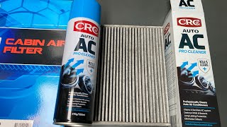 CLEAN YOUR AIR CONDITIONING  NO MORE SMELLS 🤷‍♂️🤣😉🙏✌️CRC AUTO AC PRO CLEANER [upl. by Lotta]