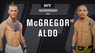 Conner McGregor vs José Aldo [upl. by Nybor257]