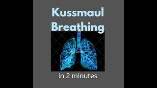 Kussmaul breathing in under 2 mins [upl. by Eibba]