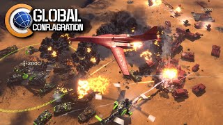 💥Global Conflagration a modern RTS mixing World in Conflict with Command amp Conquer gameplay [upl. by Adnuhsal]