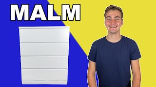 UPDATED  MALM 4 Drawer Chest IKEA Tutorial [upl. by Ellirpa]