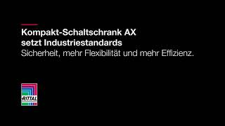 Der KompaktSchaltschrank AX setzt Standards für Industrie 40 gerechten Schaltschrankbau [upl. by Ennybor]