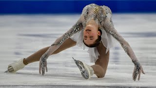 14yearold Isabeau Levito slays audience places 4th in short program at US Championships [upl. by Ajaj]