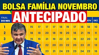 CALENDÁRIO NOVEMBRO FOI ANTECIPADO BOLSA FAMÍLIA✅ [upl. by Risley]