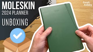 MOLESKIN 2024 Weekly Planner Unboxing  Review [upl. by Yirinec]