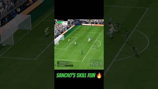 Sancho’s Skill run 🔥🔥 football shorts fc25 soccer skills tekkers goal sancho goat fifa [upl. by Eidda]