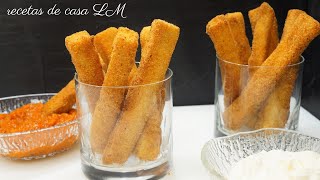 PALITOS DE BERENJENA PERFECTOS PARA DIPEAR IDEALES PARA APERITIVOS RECETA FÁCIL RÁPIDA Y ECONÓMICA [upl. by Adlihtam170]