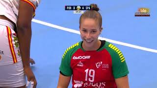 Womens EHF EURO 2022 Qualifiers Phase 2  Portugal vs Spain [upl. by Brawley]