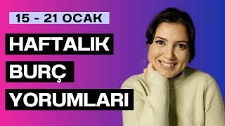 15 OCAK HAFTASI  HAFTALIK BURÇ YORUMLARI [upl. by Zohara562]