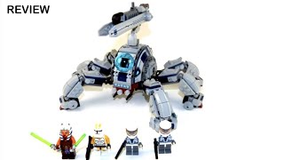 LEGO Star Wars Umbaran MHC Umbaran Mobile Heavy Cannon Set 75013 Review [upl. by Foah]