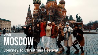 Top Travel Bloggers in Moscow Journey To Christmas Festival [upl. by Lyford250]