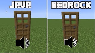 Java vs Bedrock sounds [upl. by Tinor]