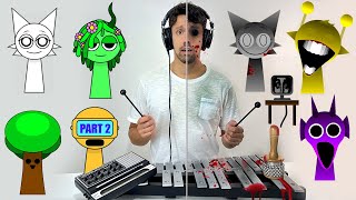 Incredibox Sprunki VS real instruments part 2 [upl. by Valene]