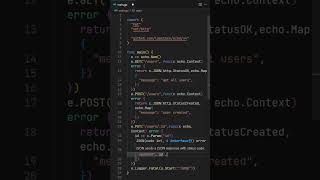 Golang Tutorial Build RESTAPI with Echo golang tutorial restapi [upl. by Scherman971]