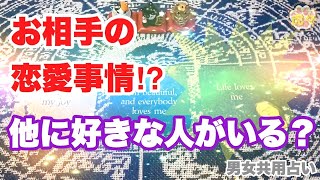 恋愛❤️タロット占い🔮『お相手の恋愛事情⁉︎他に好きな人がいる？』🐯タロット、オラクルリーディング🐯【男女共用占い🔮】 [upl. by Ingmar]