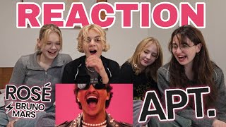 ROSÉ amp Bruno Mars  APT Official Music Video  REACTION with astrex6850 [upl. by Adnahcir242]