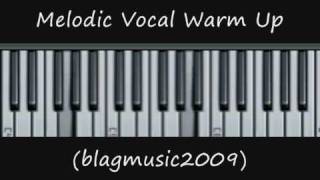 Melodic Vocal Warm Up for Singing Lessons [upl. by Sherl624]