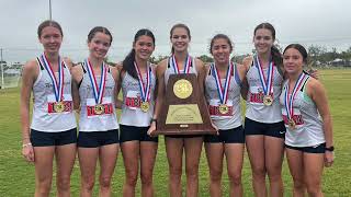 Flower Mound High School Cross Country Team Wins Fourth Consecutive State Championship [upl. by Ylek]