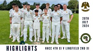 Highlights HHCC 4th XI v Lingfield 2nd XI 20072024 [upl. by Barolet]