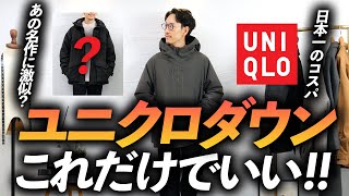 【コスパ最強】今年のユニクロ「最強ダウン」はコレに決定！圧倒的なクオリティにプロも脱帽・・・自腹で買って徹底解説します【日本一のコスパダウン決定】 [upl. by Whatley]