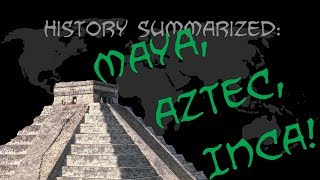 History Summarized The Maya Aztec and Inca [upl. by Ramon]