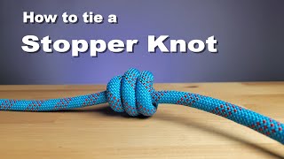 Knots  How to tie a Stopper Knot [upl. by Leaper]