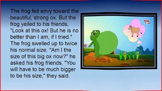 Cuentos infantiles en ingles quotThe frog and the oxquot [upl. by Neraa]