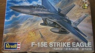 Revell F15E quotStrike Eaglequot 148 Scale Model Review [upl. by Eanej]