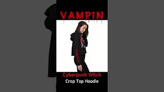 New Crop Top Hoodie Alert Order Now hoodieseason tiktokshop vampinshop viralvideo trending [upl. by Serrell]