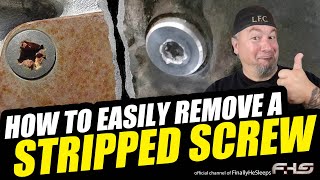 REMOVE A STRIPPED SCREW Torx bit Bolt Allen Bolt EASIEST METHOD Seized Rusted Frozen [upl. by Benjamin]