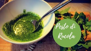 Pesto di Rucola  Ricetta Facile Veloce Leggera e Dietetica [upl. by Lyrej]