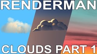 Renderman 20 Clouds Tutorial Pt 1  SLIM Shading Networks [upl. by Nerissa]